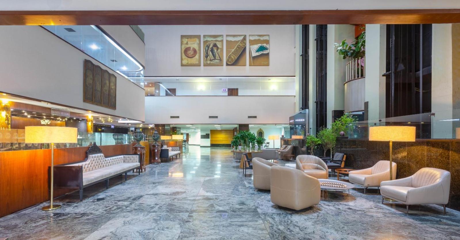 Ouro Minas Hotel Belo Horizonte, Dolce By Wyndham Екстериор снимка Lobby