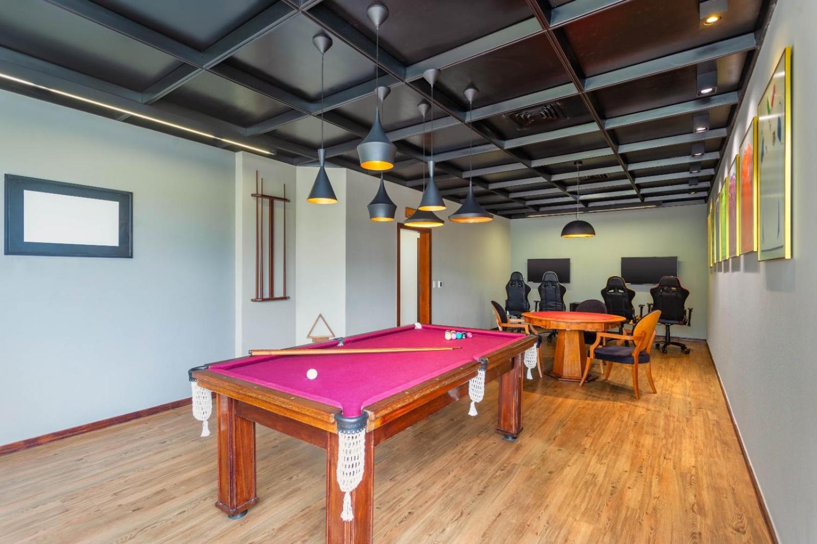 Ouro Minas Hotel Belo Horizonte, Dolce By Wyndham Екстериор снимка The pool table at the office